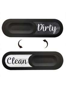 Spülmaschinen-Aufkleber - 1 Stück ovaler Magnet-Aufkleber, Sauber-Schmutzig-Anzeige, stilvolle Heimdekoration - starker Magnet, klarer 3M-Klebstoff, mit Rahmen, geeignet für Kühlschrank, Valentinstag, Valentinstag-Hochzeit, Geburtstag, Küche, Dekorationen