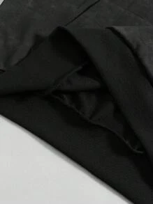 Manfinity EMRG Sudadera con capucha con efecto lavado ácido y gráfico de letras para hombres, sudadera con capucha negra con gráfico, Milano Italia - Negro - Ver 4