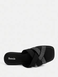 Ressula Women's Fashion Comfortable Flats - Black - View 6