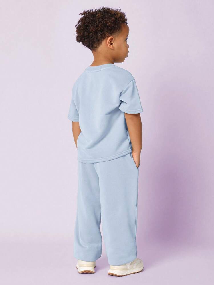 SMWN – Sweatshirt mit Logo-Print und passender Jogginghose