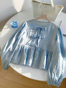 Comfortcana 大码女式橙色休闲衬衫，简约时尚，日常穿着，休闲日常穿着