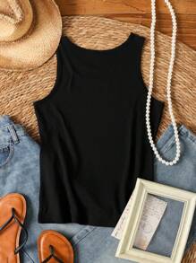 Maweii Modische und moderne Mädchenfigur in Große Größen: Bedrucktes lässiges Damen-Kurzarmoberteil mit Rundhalsausschnitt - Schwarz - Übersicht 2