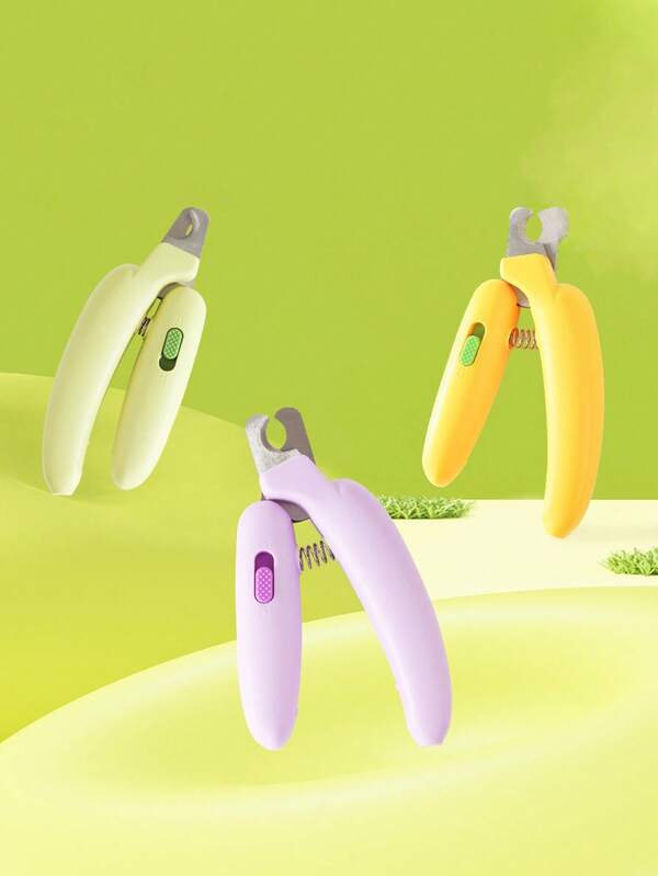 PETSIN 1 Piece Gravity Push Clipper, Cat, Dog, Small Pet Nail Clippers, Adjustable Round Hole Clip, Dog Nail Grinder, Catail Clipper, Pet Nail Clipper, Newbie Special Small Blind Clip, Pet Supplies