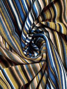 EMERY ROSE Women's Striped Crew Neck 3/4 Sleeve Casual Versatile T-Shirt, Spring Clothes - Multicolor - View 8