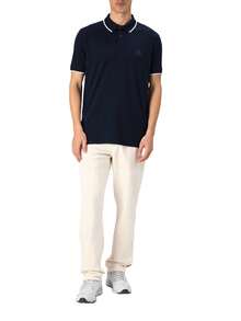 Hugo Boss Áo thun polo tay ngắn thường ngày cho nam, mùa hè - 464 Mở Xanh - Xem 3