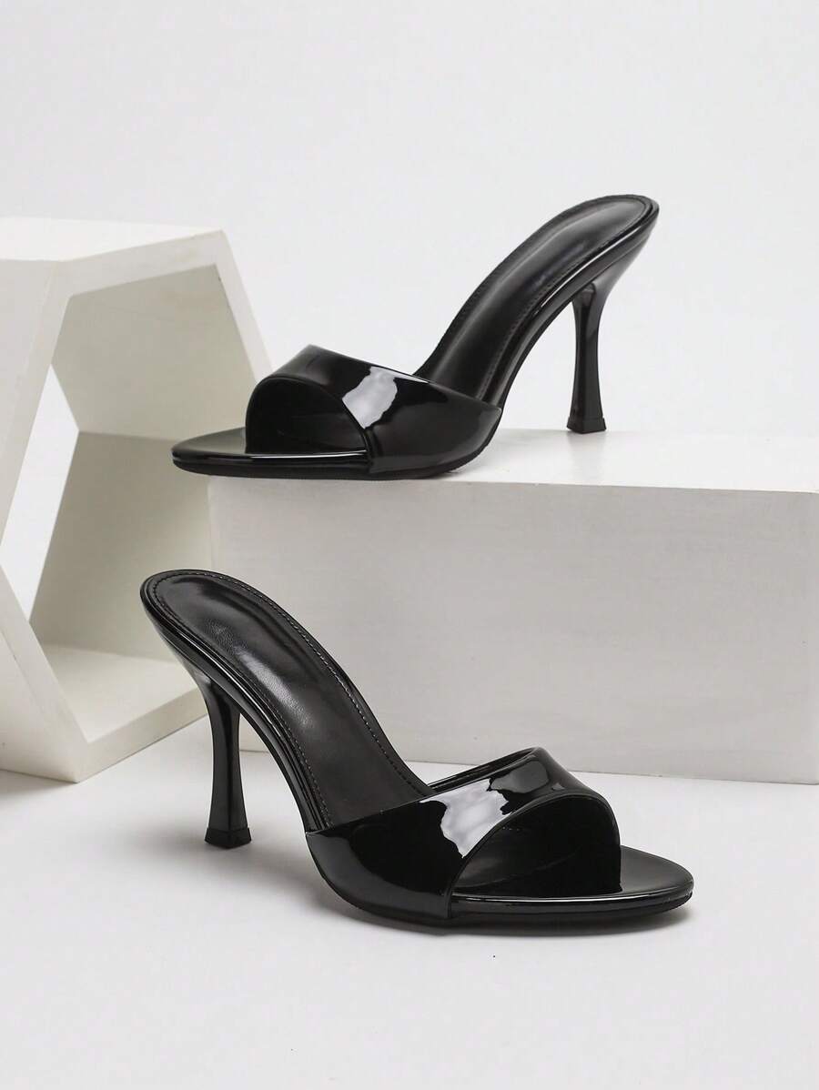 CUCCOO SZL Women's Fashionable Versatile High Heel Sandals Slippers For Outdoor Wear, Summer