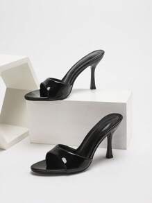 CUCCOO SZL Women's Fashionable Versatile High Heel Sandals Slippers For Outdoor Wear, Summer