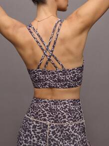 Activina 女式罗纹吊带背心和高腰紧身裤运动套装 - 彩色 - 查看 2