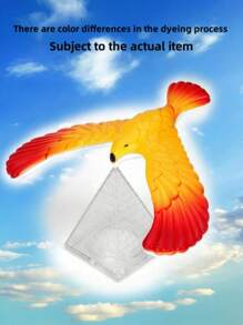 1/3PCS Random Color Balanced Eagle Leisure And Entertainment Toy Transparent Pyramid Basic Creative Stress-Resistant Toy Birthday Gift - Multicolor - View 1