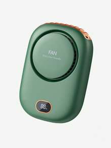 Teckwe Quạt mini không cánh sạc điện 2000mAh, quạt đeo cổ rảnh tay với dây đeo và giá đỡ điều chỉnh được, 3 tốc độ, phụ kiện cắm trại, bãi biển, du lịch, mùa hè ngoài trời, máy làm mát không khí - Nhiều màu - Xem 8