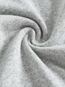 Girlism Teen Girl 2pcs Basic Mid-Calf Flare Pants, Black & Gray Waistband Criss-Cross Design Skinny Casual Flare Pants , Fall, Halloween, Glowmode, Holiday, Back To School, First Day Of School Winter - Multicolor - View 6