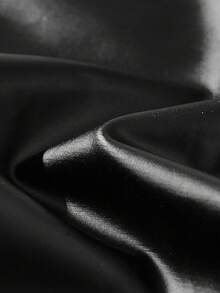 Bộ đồ lót gợi cảm hở lưng bằng da PU có dây kéo quyến rũ cho câu lạc bộ độc thân dành cho phụ nữ - màu đen - Xem 5