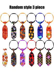 PETSIN 1 st Halloween-fluga för husdjur, snyggt hundhalsband och katthalsband, hundfluga med justerbart spänne, kattfluga, husdjurstillbehör, husdjur - Multifärgad - Visa 13