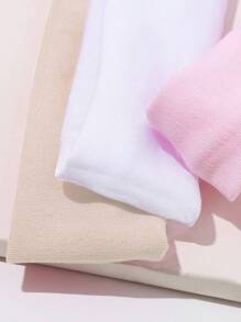 ROMWE 6pcs Solid Color Elastic Headbands, Suitable For Sports And Casual Use - Multicolor - View 2