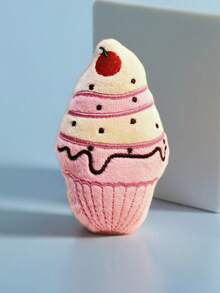 PETSIN 1pc Mini Pet Sound Toy – Squeaky Vocalizing Plush Dog & Cat Toy, Tiny Interactive Plaything For Small Pets - Multicolor - View 4