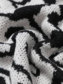 Manfinity EZcore Men's Cartoon Pattern Crew Neck Loose Fit Casual Sweater Skeleton Sweater Graphic Sweater Grunge Sweater Men Graphic Sweater Abstract Sweater , Fall Winter