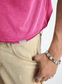 AXEPEAK Men's Loose Knit Vest, Suitable For Summer