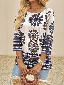 EMERY ROSE Áo sơ mi nữ mùa hè cho phụ nữ đi nghỉ mát đi chơi Áo nữ hòa nhạc đồng quê Áo mùa hè dễ thương Áo nữ đi chơi đồng quê Áo cánh mùa hè cho phụ nữ - Đen và trắng - Xem 5