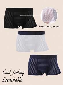 Snug Zone 3 Pairs Men's Soft, Breathable Boxers Multipack Trunk - Multicolor - View 1