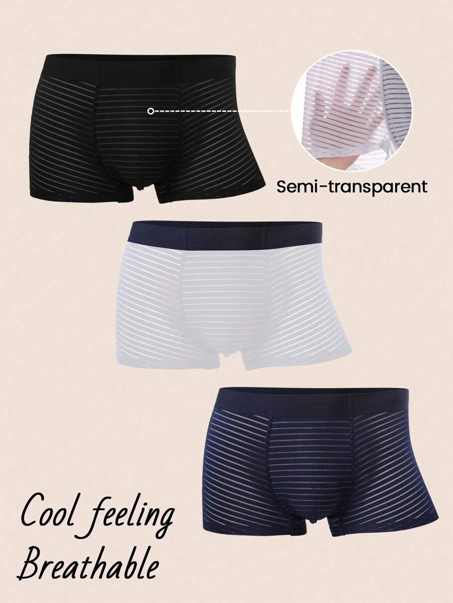 Snug Zone 3 Pairs Men's Soft, Breathable Boxers Multipack Trunk - Multicolor - View 1