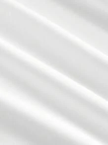 SHEIN MOD 白色圆领蝴蝶结针织美人鱼连衣裙，优雅连衣裙 - 白色 - 查看 4