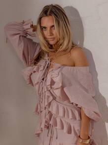 Aralina Winter Fall Ruffle Tiered Mini Dress, Date Night Outfit, Fall Dresses For Women, Fall Clothes, Birthday Dresses Of Women, Going Out Dress