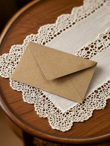 SHEIN Letter Window Envelopes, Gray DIY Craft Gift Packaging Bags, Wedding Invitation Card Covers, Cash Envelopes, Stationery