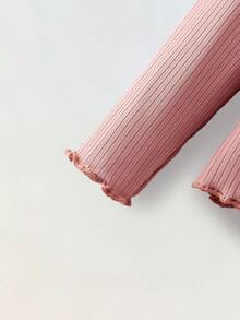 Maija Kids 3件套女童印花长袖T恤，长袖上衣，长袖衬衫，搭配黑色短裙和爱心衬衫，时尚百搭，适合秋冬季节。 - 彩色 - 查看 5