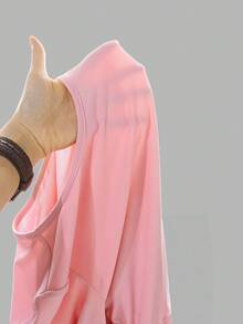 SHEIN Girlism 3件套少女修身休闲纯色圆领褶皱长袖T恤，适合秋冬季节穿着。 - 彩色 - 查看 12