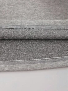 ROMWE MEN Street Life Men's Distressed Spray-Painted Print Loose Shorts - Grey - View 5