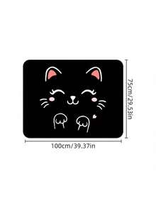 SHEIN 1 قطعة حصيرة حمولة السيارة - مانعة للانزلاق، تحافظ على نظافة وترتيب مركبتك، حماية متينة للسيارات الرياضية متعددة الاستخدامات والسيدان، حصيرة حمولة السيارة الرياضية متعددة الاستخدامات | تصميم وردي نابض | سطح مانع للانزلاق، حصيرة السيارة