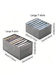1件牛仔裤收纳盒衣柜衣服整理柜抽屉式内衣胸罩袜子女士T恤收纳盒 - 彩色 - 查看 12