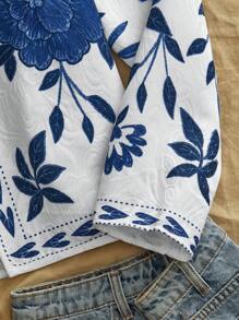 Travachic 度假印花梭织长袖女式常规夹克、秋季女装、秋装、复活节、节日服装、女士沙滩装、女士度假服装、女士音乐会服装、波西米亚风、波西米亚风、音乐节、热带度假女装、浪漫、秋装、冬装、圣诞服装、女士外出上衣、外出上衣、休闲、可爱 - 彩色 - 查看 6