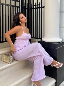 NegzBox Women Two Pieces Outfits For Daily Wear - Pink - View 4