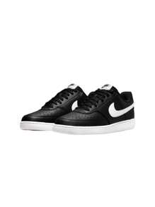 Nike Court Vision Men's Sneakers Black/Black/White DH2987-001 - Black/Black/White - View 2