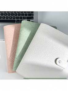 SHEIN A5/A6 活页横线/空白/方形内页笔记本书写流畅，配有可拆卸软皮封面，适用于学生文具办公用品、学校用品、返校 - 彩色 - 查看 6