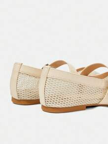 Styleloop Women's Flat Woven Shoes, Bohemian Style, Suitable For Vacation, Halloween, Christmas, And Parties - Beige - View 4