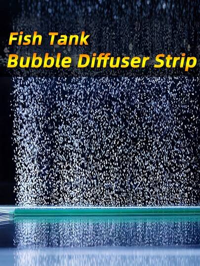 1/2 Piece High Efficiency Aquarium Oxygen Pump, Bubble Bar Diffuser, Aquarium Accessories, Oxygen Pump Aerator, Aquarium Air Stone Diffuser - Non Electric, Energize Fish And Plant Life!