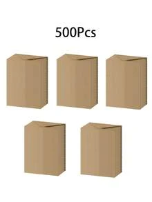 SHEIN Letter Window Envelopes, Gray DIY Craft Gift Packaging Bags, Wedding Invitation Card Covers, Cash Envelopes, Stationery