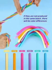 1 件感官活动板，带硅胶坐立不安玩具，可缓解焦虑、注意力缺陷多动症、自闭症等成人压力 - 彩色 - 查看 6