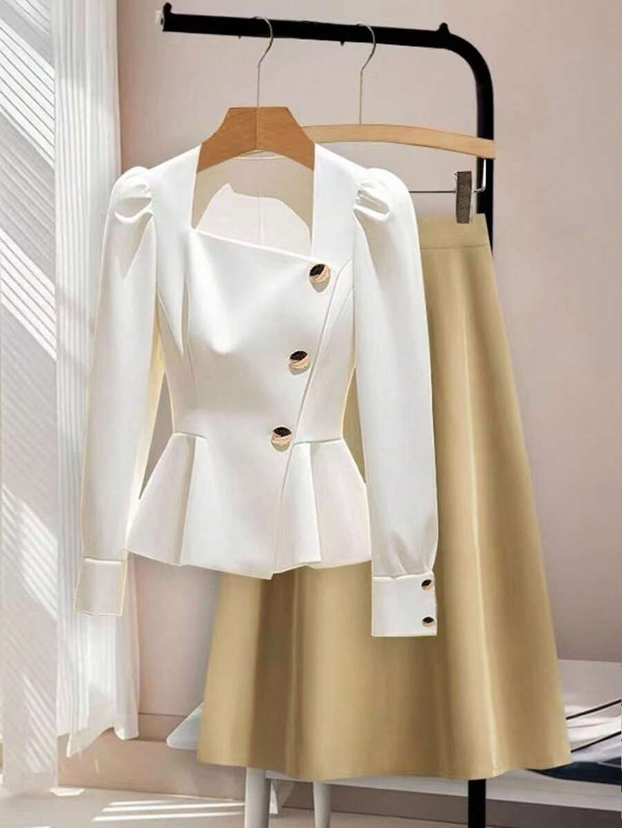 GlowEve Bộ đồ hai mảnh thanh lịch cho kỳ nghỉ mùa thu dành cho nữ - Nhiều màu - Xem 1