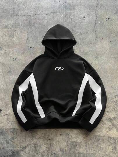 AXEPEAK Men's Knitted Casual Loose Fit Long Sleeve Hoodie, For Fall Winter