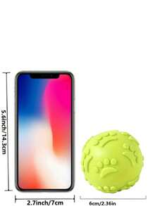 SHEIN 1件/3件宠物爪形乳胶咀嚼球玩具，带声音，适合狗狗 - 彩色 - 查看 2