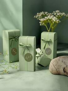 500 张/卷波西米亚自粘式感谢标签贴纸，圆形密封标签，适用于商务、婚礼、生日、送礼会用品和信封礼品包装