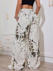 SHEIN ICON 女士宽松直筒时尚百搭夏季牛仔裤