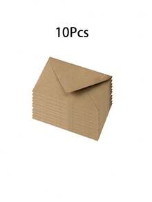 SHEIN Letter Window Envelopes, Gray DIY Craft Gift Packaging Bags, Wedding Invitation Card Covers, Cash Envelopes, Stationery