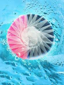 10pcs/Set Bubble Toilet Cleaners - Flower-Fragranced Toilet Cleaner Tablets - Automatic Toilet Cleaning System, Including Toilet Cleaner, Deodorizer, Urine Stain Remover Tablets, Sink Stain Remover And General Cleaning Supplies - Pink - View 10