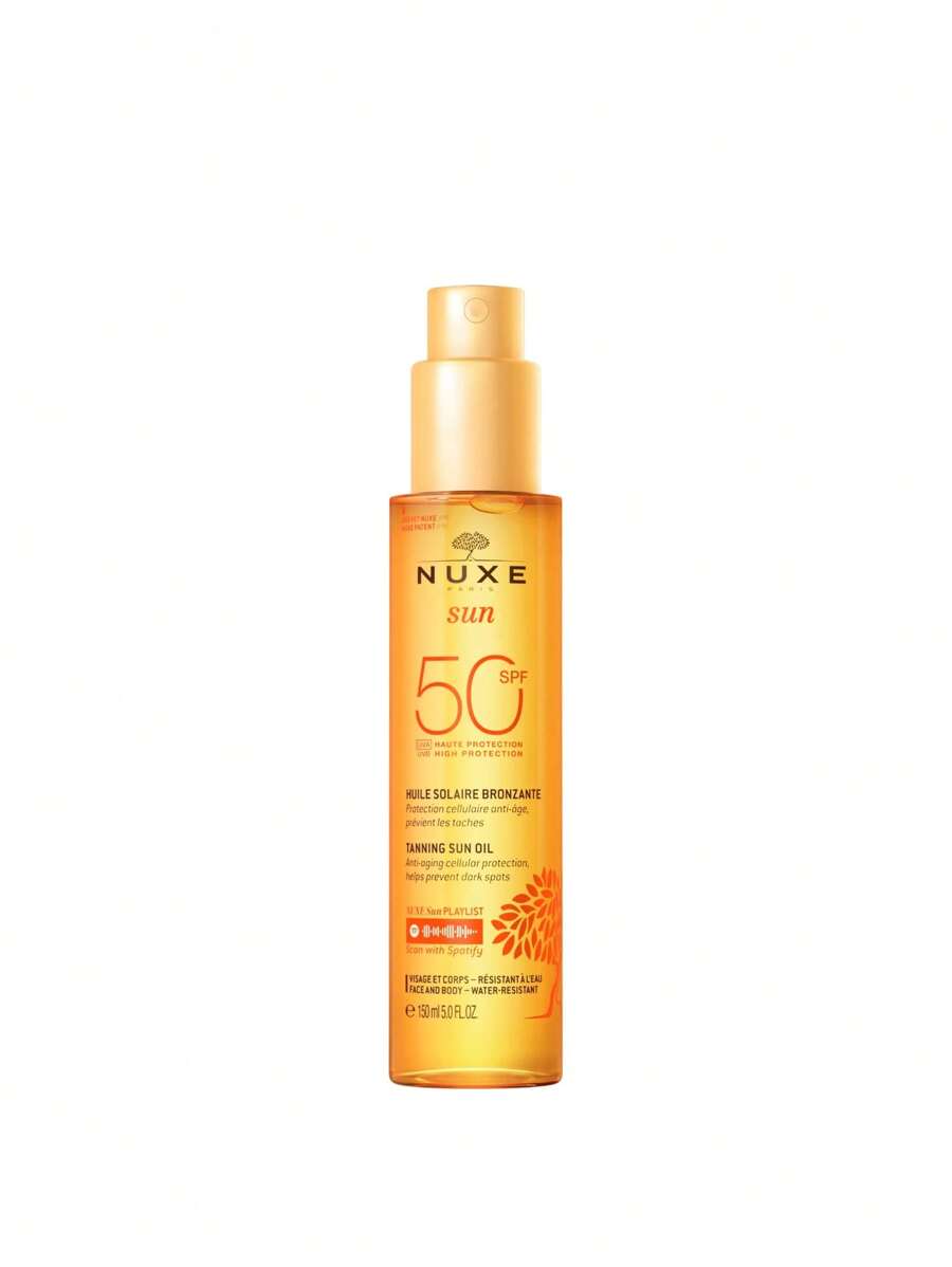 Nuxe High Protection Sun Tanning Oil SPF50 150 Ml - White - View 1