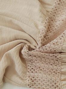 Omancia 女士休闲镂空拼布设计连体裤，适合外出、家居服、感恩节、万圣节、教师装、秋夏季