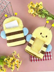 SHEIN 1 chiếc [Hộp đựng thẻ dễ thương] Biểu cảm ngộ nghĩnh + Thiết kế tiện dụng! Phụ kiện đa năng cho học sinh, dùng để đựng thẻ xe buýt/thẻ ra vào, quà tặng sưu tầm hoàn hảo cho học sinh dùng hàng ngày! Đồ dùng học tập - Nhiều màu - Xem 5
